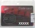 Ducati keycode card